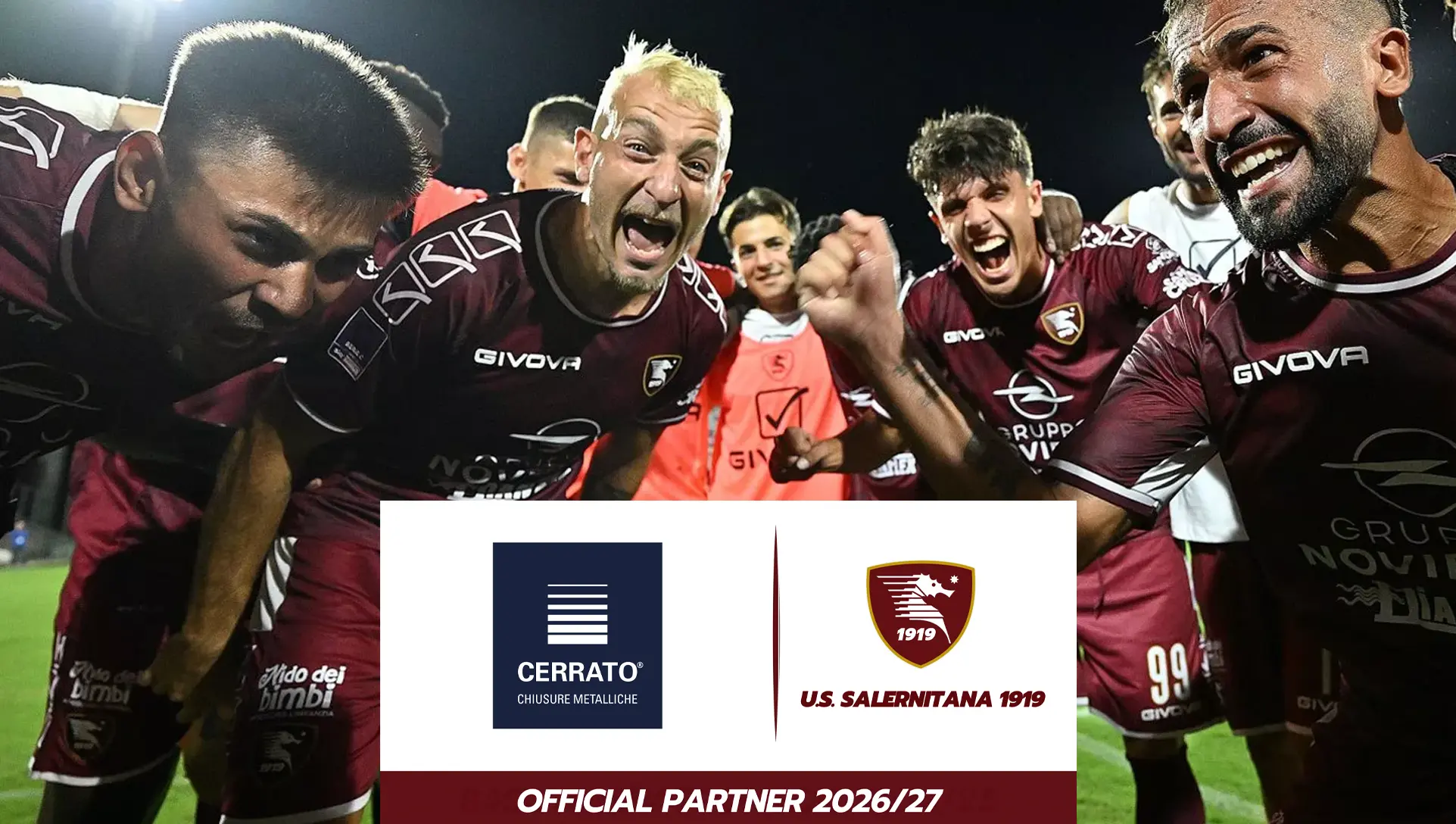 Cerrato Official Partner U.S. Salernitana 1919 2026-27